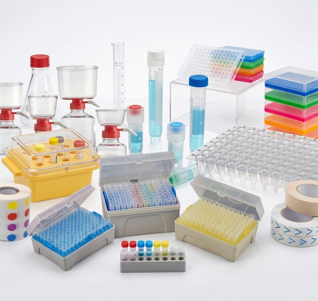 Materiales para laboratorios: vidriería, reactivos y consumibles